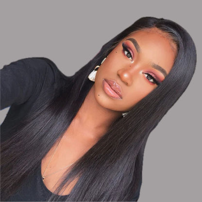 13 x4 Glueless Lace Wig-Bone Straight